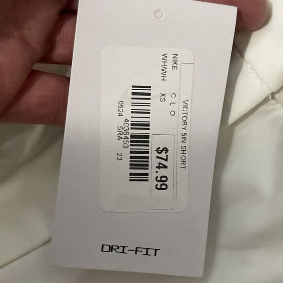 NIKE Dri-FIT Victory Golf Shorts Size XS White NEW Women’s 5” Inseam Active - Picture 8 of 13